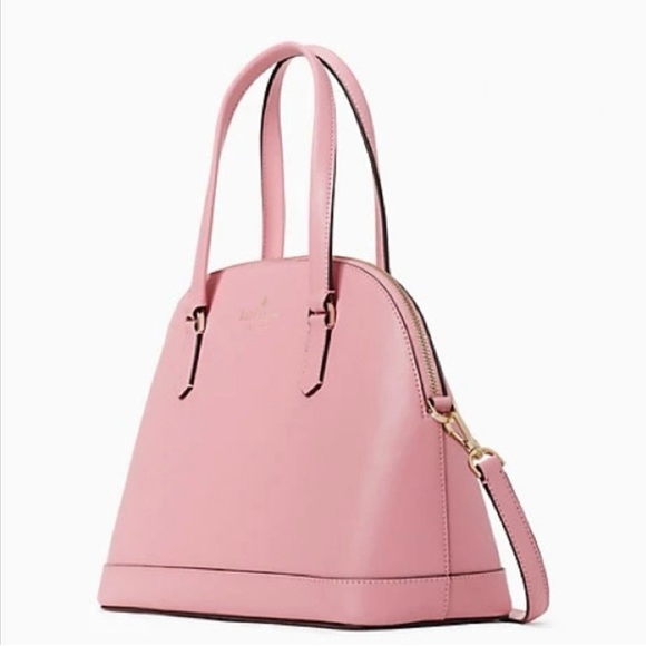 Kate Spade Pink Satchel with Silver Accents - Picture 2 of 9